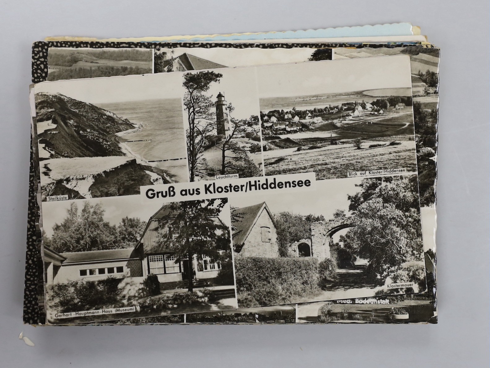 A quantity of various postcards, mostly European